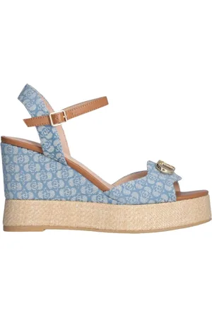 Liu Jo Buty, Kobieta, Niebieski, 38 EU, Denim, Koturny w Denim Monogram