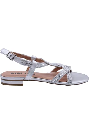 Bibi Lou Buty, Kobieta, Szary, 40 EU, Len, LED Sandal