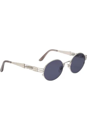 Jean Paul Gaultier Akcesoria, Mężczyzna, Szary, ONE SIZE, Podwójne Sprężyny Srebrny Lunette