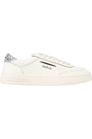 Ghoud Buty, Kobieta, Biały, 40 EU, Białe Skórzane Sneakersy