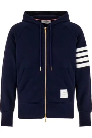 Thom Browne Bluzy, Mężczyzna, Niebieski, L, Stylowy Sweter dla Mężczyzn