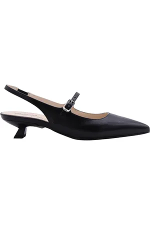 Nero Giardini Buty, Kobieta, Czarny, 38 EU, Sandały Slingback z Detalem Venosa