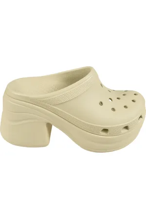 Crocs Buty, Kobieta, Beżowy, 41 EU, Wygodne Sandały na Letnie Wycieczki