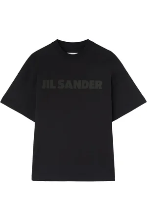 Jil Sander Koszulki, Mężczyzna, Czarny, XS, Czarna Koszulka z Logo