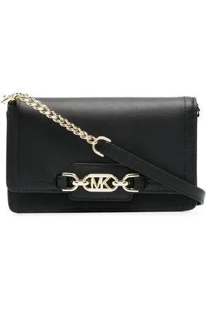 Michael Kors Torebki, Kobieta, Czarny, ONE SIZE, Skóra, Mała skórzana listonoszka