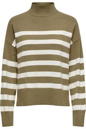 Only & Sons Swetry, Kobieta, Wielobarwność, L, Nylon, Sweter z Wysokim Kołnierzem