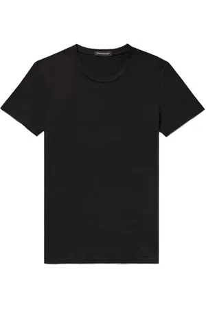 Ermenegildo Zegna Koszulki, Mężczyzna, Czarny, M, Bawełna, T-Shirt