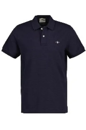GANT Koszulki, Mężczyzna, Niebieski, XL, Bawełna, Koszulka Polo