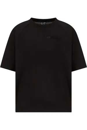 EA7 Koszulki, Mężczyzna, Czarny, S, T-shirt z krótkim rękawem