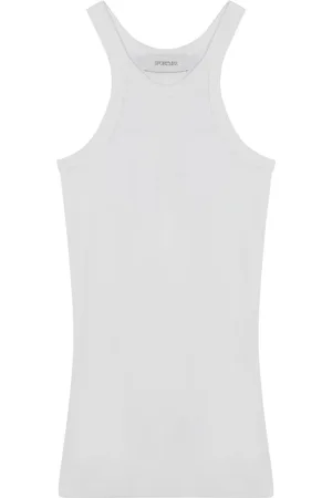 Sportmax Koszulki, Kobieta, Biały, XS, Stylowy Top bez ramiączek dla Kobiet