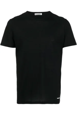 Jil Sander Koszulki, Mężczyzna, Czarny, XL, T-Shirt z Krótkim Rękawem