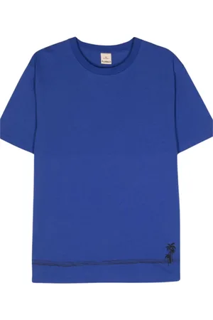 Peuterey Koszulki, Mężczyzna, Niebieski, S, Palm Reg T-Shirt