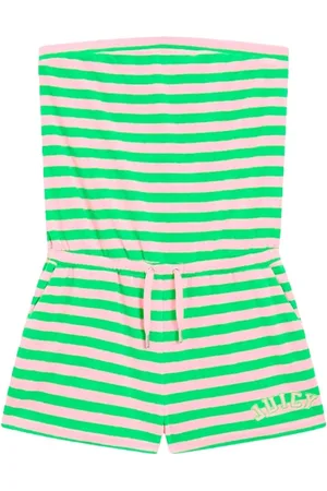 Juicy Couture Kombinezony, Kobieta, Zielony, XL, Pasujący Zielono-Różowy Kombinezon Ręcznikowy