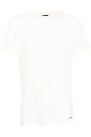 Jil Sander Koszulki, Mężczyzna, Biały, M, T-shirt z krótkim rękawem