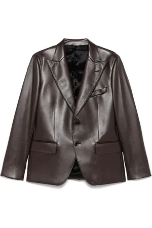 REVERES 1949 Kurtki, Mężczyzna, brązowy, 2XL, Kawowa kurtka z tylnymi otworami wentylacyjnymi
