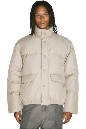 OUR LEGACY Kurtki, Mężczyzna, Beżowy, L, Nylon, Doubleganger Mel Nylon Puffa Jacket