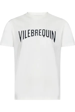 Vilebrequin Koszulki, Mężczyzna, Biały, S, Białe Koszulki i Pola z Logo