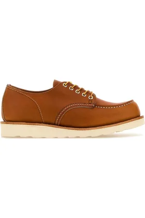 Red Wing Buty, Mężczyzna, brązowy, 44 EU, Karmelowe Skórzane Buty na Sznurowadła