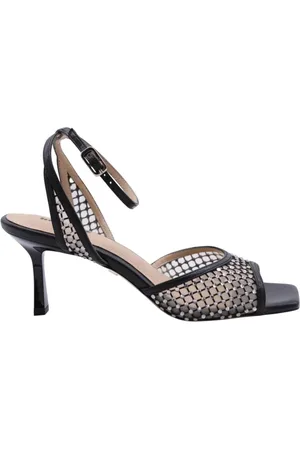 Lola Cruz Buty, Kobieta, Czarny, 37 EU, Czarna Sandał z Modnym Designem