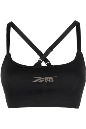 Reebok Sport, Kobieta, Czarny, L, VB Bezszwowy Biustonosz