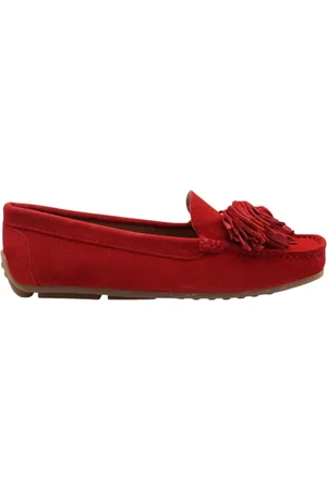 CTWLK. Buty, Kobieta, Czerwony, 41 EU, Klasyczne Mokasyny z Ukrainy