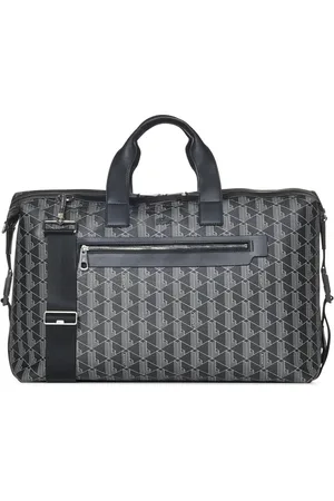 Lacoste Torebki, Mężczyzna, Czarny, ONE SIZE, Torba na ramię z monogramem czarna