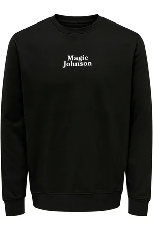 Only & Sons Bluzy, Mężczyzna, Czarny, S, Celebrity Crew Neck Sweatshirt