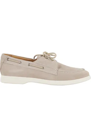 TAGLIATORE Buty, Mężczyzna, Beżowy, 40 EU, Zamsz, Zamszowe Buty Żeglarskie