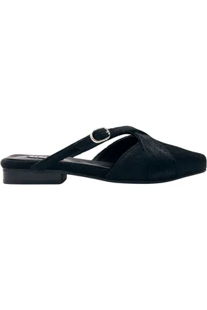 ALOHAS Buty, Kobieta, Czarny, 38 EU, Adria Soft Czarne Skórzane Mules