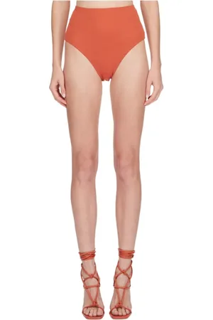 Rick Owens Szorty, Kobieta, Pomarańczowy, M, Tangerine Knit Shorts