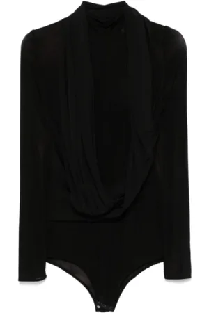 MAGDA BUTRYM Koszulki, Kobieta, Czarny, M, Eleganckie czarne body