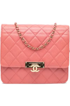 CHANEL Pre-owned, Kobieta, Różowy, ONE SIZE, Skóra, Pre-owned Leather crossbody-bags