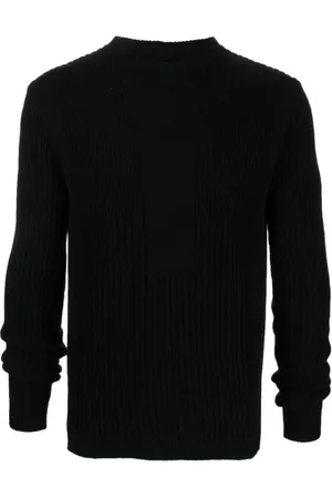 Rick Owens Swetry, Mężczyzna, Czarny, L, Kaszmir, Swetry