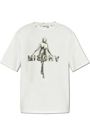 MISBHV Koszulki, Mężczyzna, Biały, XL, Bawełna, T-shirt z nadrukiem