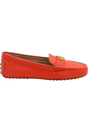 Ralph Lauren Buty, Kobieta, Pomarańczowy, 36 EU, Klasyczne Buty Mokasyny Terezie