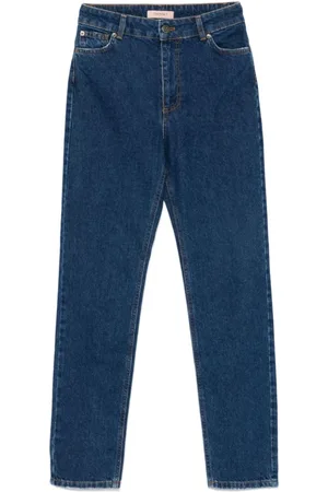 Twin-Set Jeansy, Kobieta, Niebieski, W29, Niebieskie Dżinsy Skinny Elegancki Styl