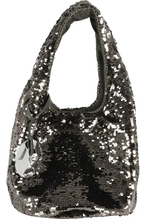 J.W.Anderson Torebki, Kobieta, Szary, ONE SIZE, Paietowa Mini Torba Shopper