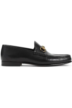 Gucci Buty, Mężczyzna, Czarny, 43 EU, Klasyczne Mokasyny Horsebit