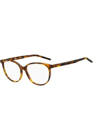 HUGO BOSS Akcesoria, Kobieta, brązowy, ONE SIZE, Brązowe Acetatowe oprawki okularowe Havana