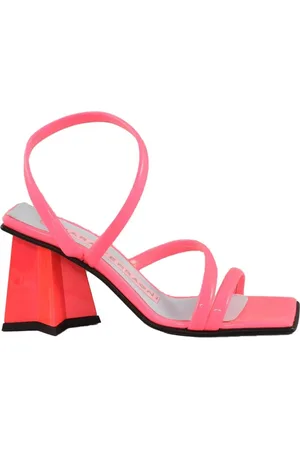 Chiara Ferragni Buty, Kobieta, Różowy, 37 EU, Sandał na obcasie Stella z gumy