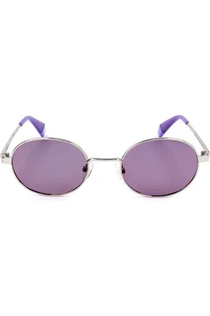 Polaroid Akcesoria, unisex, Szary, ONE SIZE, Srebrne Metalowe Okulary przeciwsłoneczne
