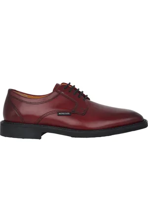 Mephisto Buty, Mężczyzna, Czerwony, 41 EU, Zamsz, Ręcznie Robione Buty na Sznurowadła w Czerwieni