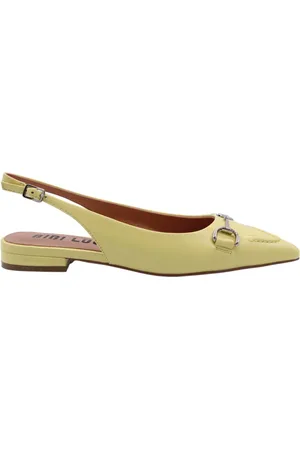 Bibi Lou Buty, Kobieta, Żółty, 40 EU, Eleganckie Slingbacki z Elton John