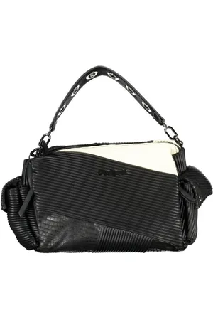 Desigual Torebki, Kobieta, Czarny, ONE SIZE, Czarna torebka z odpinanym paskiem