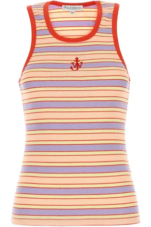 J.W.Anderson Koszulki, Kobieta, Wielobarwność, S, Drukowany bawełniany top