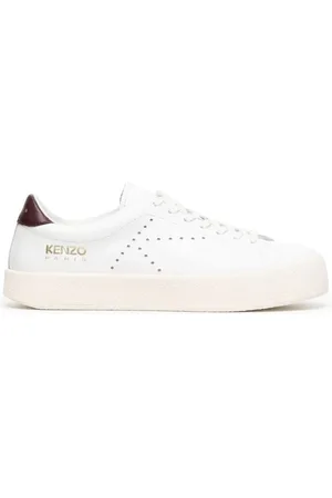 Kenzo Buty, Kobieta, Biały, 36 EU, Białe Casual Buty Sportowe Niskie