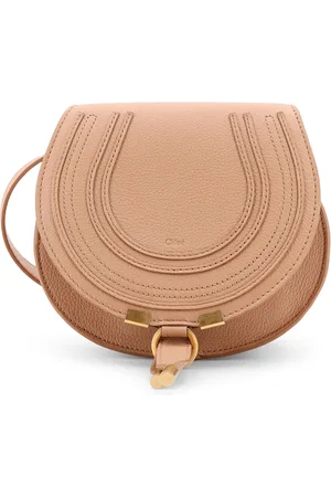 Chloé Torebki, Kobieta, Beżowy, ONE SIZE, Beżowa Skórzana Torba na Ramię
