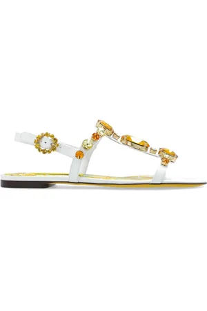 Dolce & Gabbana Buty, Kobieta, Wielobarwność, 38 1/2 EU, Sandały `Bianca`