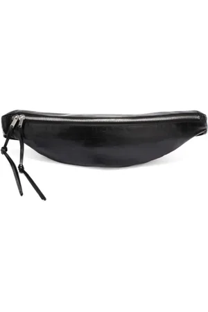 Jil Sander Torebki, Mężczyzna, Czarny, ONE SIZE, Saszetka Nerka w Stylu Banana