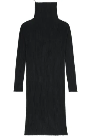 Maison Margiela Sukienki, Kobieta, Czarny, M, Czarna sukienka maxi